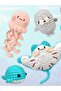 YAMAXIN 4PCS DIY Crochet Kit for Beginners Ocean Animal Themed Easy Craft Tool Set Arts And Craft... - 8