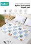 3 Pack Baby Washable Changing Mats, Waterproof Changing Pads, Ultra Soft Crib Mattress Sheets, Highl - 2