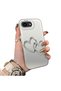 iPhone 16E Compatible Interconnected Hearts Silicone Protective Case