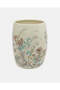 Beige Blossom Decal Waste Bin - 3