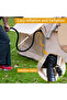 2-6 Person Outdoor Inflatable Tent with Hand Pump, Sandproof 4-Season Camping Equipment - 3