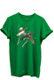 Flying Wild Ducks Illustration Printed 100% Cotton Regular Fit Crew Neck Unisex T-Shirt