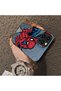 غطاء هاتف سيليكون واقي شعبي متوافق مع آيفون 16 برو ماكس بتصميم سبايدرمان - 3