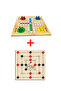 2-Player Game Wooden Ludo + 9 Stones Set of Mind, Intelligence, Strategy and Skill Games - 2