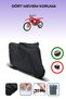 Black Rear Bag Compatible Gas Gas Ec 350 F Compatible Motorcycle Canvas Motor Cover