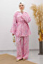 Buy Tie-Up Kimono Set Tsd250265 Pink - 4