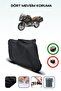 Black Rear Bag Compatible Bmw R 1200 Rt Compatible Motorcycle Tarpaulin Motor Cover