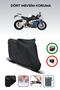 Black Bmw S 1000 Rr Hp Motosport Compatible Motorcycle Tarpaulin, Engine Cover