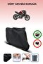 Black Rear Bag Compatible Honda Cb 650 R Compatible Motorcycle Canvas Motor Cover