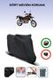 Black Rear Bag Compatible Ktm 640 Lc4 Compatible Motorcycle Canvas Motor Cover