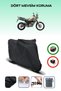 Black Rear Bag Compatible Yamaha Xtz 660Z Tenere Compatible Motorcycle Tarpaulin Motor Cover