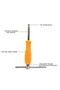 17 Pcs T Handle Screwdriver Set with Interchangeable Bits for Home Repair and Maintenance - 6