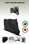 Black Rear Bag Compatible Aprilia Srv 850 I.E. Abs Compatible Motorcycle Tarpaulin Engine Cover
