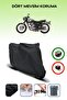 Black Rear Bag Compatible Kawasaki W 800 Compatible Motorcycle Tarpaulin Motor Cover