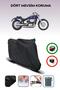Black Rear Bag Compatible Honda Shadow Spirit 750 Compatible Motorcycle Canvas Motor Cover