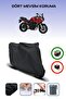 Black Rear Bag Compatible Yamaha Fz6 Fazer S2 Compatible Motorcycle Canvas Motor Cover