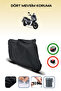Black Rear Bag Compatible Rks Freccia 125 Compatible Motorcycle Canvas Motor Cover