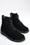 Chica Genuine Leather Black Suede Women's Boots