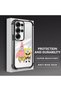 Samsung Galaxy S25 Ultra Compatible Childhood Joy Spongebob Transparent Silicone Protective Case - 3