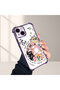 iPhone 15 Compatible Sweet Cartoon Cat Transparent Silicone Protective Phone Case - 5