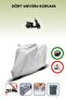 Gray Rear Bag Compatible Falcon Style 50 Compatible Motorcycle Tarpaulin Motor Cover
