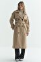 Windbreaker Cashmere Coat Beige - 2