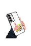 Samsung Galaxy S23 Compatible Childhood Joy Spongebob Transparent Silicone Protective Case - 2