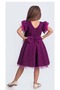 Glittery Shanzelize Girls' Evening Dress M00669 PURPLE - 3