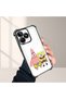 Realme Note 50 Compatible Childhood Joy Spongebob Transparent Silicone Protective Case - 4
