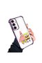 Samsung Galaxy S24 Fe Compatible Childhood Joy Spongebob Transparent Silicone Protective Case - 2