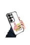 Samsung Galaxy S25 Ultra Compatible Childhood Joy Spongebob Transparent Silicone Protective Case - 2