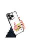 Realme Note 50 Compatible Childhood Joy Spongebob Transparent Silicone Protective Case - 2
