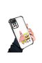 Xiaomi Redmi Note 11 Pro Compatible Childhood Joy Spongebob Transparent Silicone Protective Case - 2