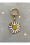 Zirconium Daisy Keychain & Charm - 2