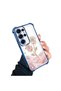 Samsung Galaxy S25 Ultra Compatible Romantic Pink Rose Transparent Silicone Protective Case - 2