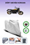 Gray Tail Bag and Lock Compatible Kawasaki Z 900 Rs Compatible Motor Tarpaulin