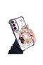 Samsung Galaxy S23 Fe Compatible Sweet Cartoon Cat Transparent Silicone Protective Phone Case - 2