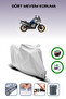 Gray Tail Bag and Lock Compatible Cfmoto 800Mt Touring Compatible Motorcycle Tarpaulin