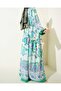 2423 Authentic Patterned Hijab Dress - D. Mint - 6