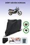 Black Rear Case and Lock Compatible Honda Crf1000L Africa Twin Dct Compatible Motorbike Tarpaulin