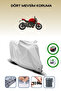 Gray Rear Bag and Lock Compatible Ducati Monster 1200 S Compatible Motorcycle Tarpaulin