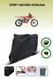 Black Rear Case and Lock Compatible Gas Gas Ec 250 F Compatible Motor Tarpaulin