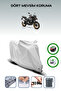 Gray Rear Bag and Lock Compatible Rks Srt800Sx Compatible Motor Tarpaulin
