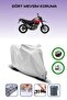 Gray Rear Bag and Lock Compatible Yamaha Xt 660 X Compatible Motorcycle Tarpaulin