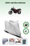 Gray Tail Bag and Lock Compatible Bmw F 700 Gs Compatible Motorcycle Tarpaulin