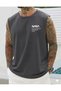 Nasa Believe B Printed Men's Zero Arm Athlete Sleeveless T-Shirt