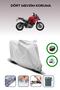 Gray Rear Bag and Lock Compatible Ducati Multistrada 950 S Compatible Motorcycle Tarpaulin