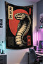 Gamer Wall Cloth, Playstation Xbox – Animal Themed, High-Quality Fabric, Tapestry Wall Carpet