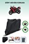 Black Tail Bag and Lock Compatible Yamaha Yzf R6S Compatible Motorcycle Tarpaulin