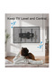Full Motion TV Wall Mount for 26-60 Inch Flat Curved TVs, Heavy Duty Single Articulating Arms - 3